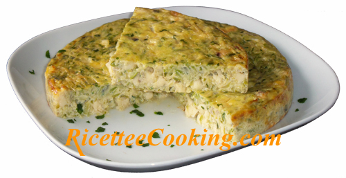 Frittata di zucchine e cipolle